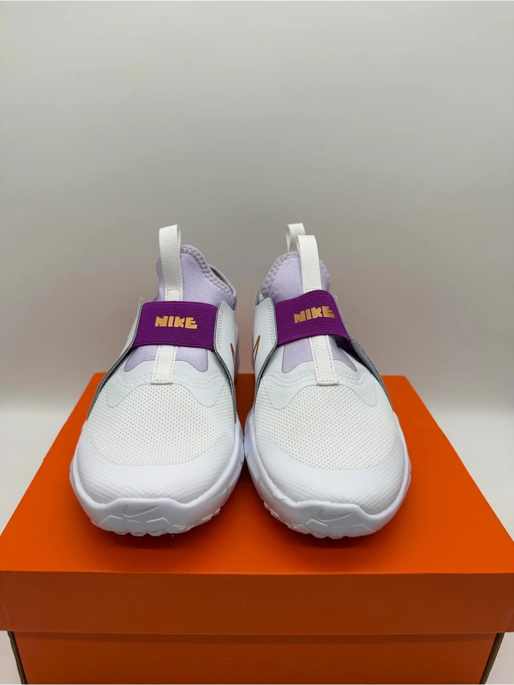 Nike Flex Runner 2 PS White Metallic DJ6040-101 Size 2Y
